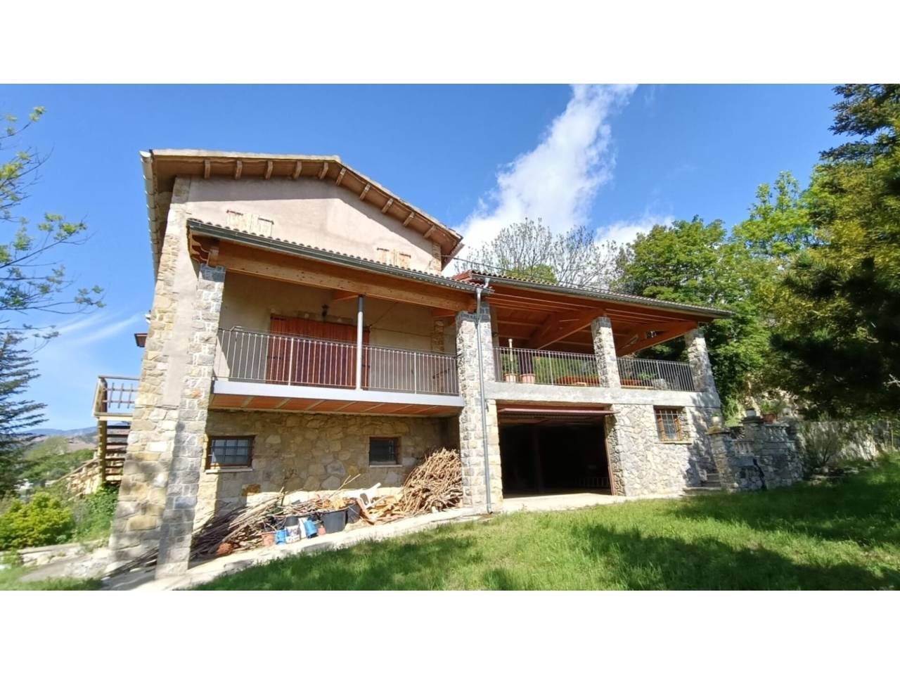 Exterior view of House or chalet for sale in Saldes  with Heating, Private garden and Terrace