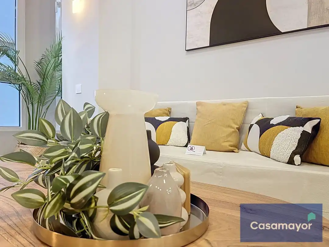 Wohnzimmer von Wohnung zum Verkauf in Alicante / Alacant mit Klimaanlage, Heizung und Balkon