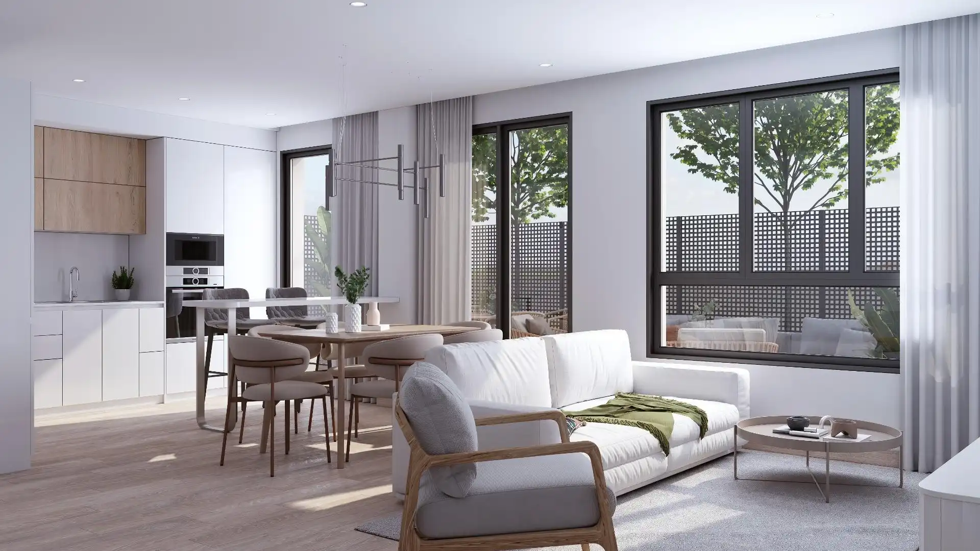 Sala de estar de Piso en venta en Ortuella con Terraza