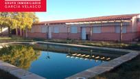 Vista exterior de Casa o xalet en venda en  Albacete Capital amb Aire condicionat, Jardí privat i Traster