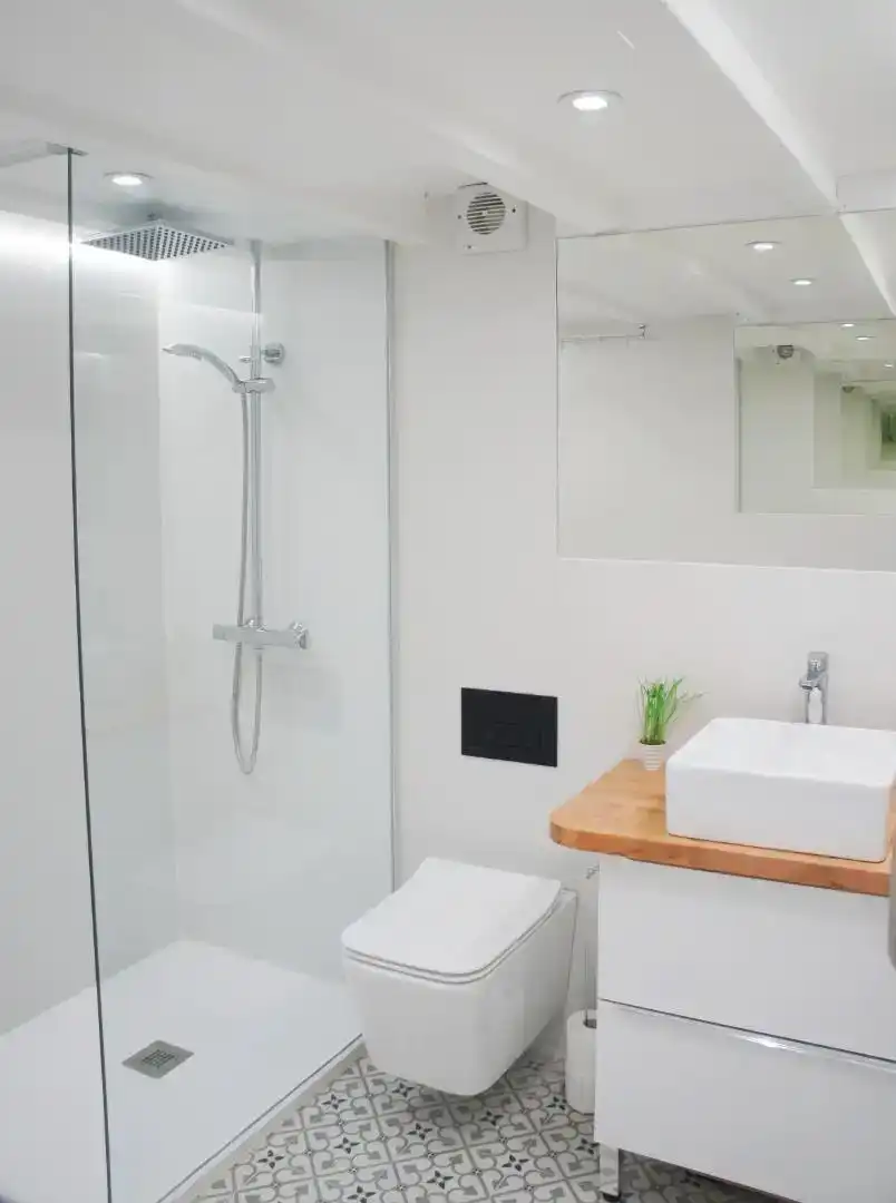 Badezimmer von Maisonette zum Verkauf in  Palma de Mallorca mit Klimaanlage