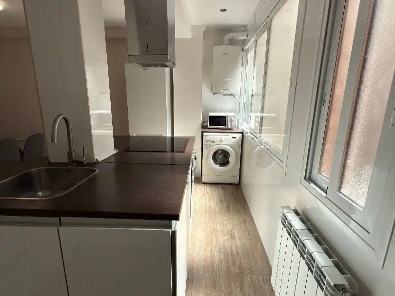 Küche von Wohnung zur Miete in Alcalá de Henares mit Klimaanlage und Terrasse