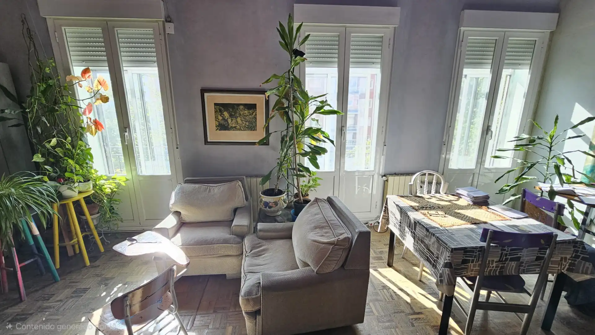 Sala de estar de Piso en venta en Madrid con Aire acondicionado, Calefacción y Parquet