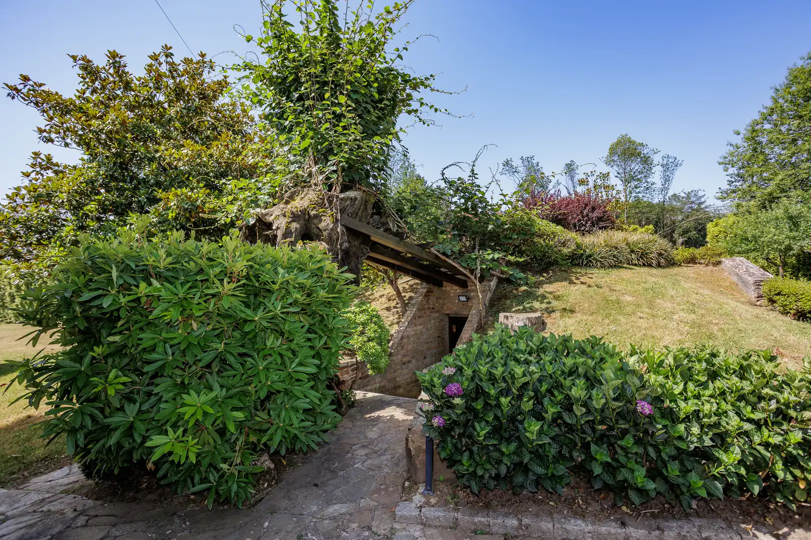 Jardín de Finca rústica en venta en Cospeito con Piscina