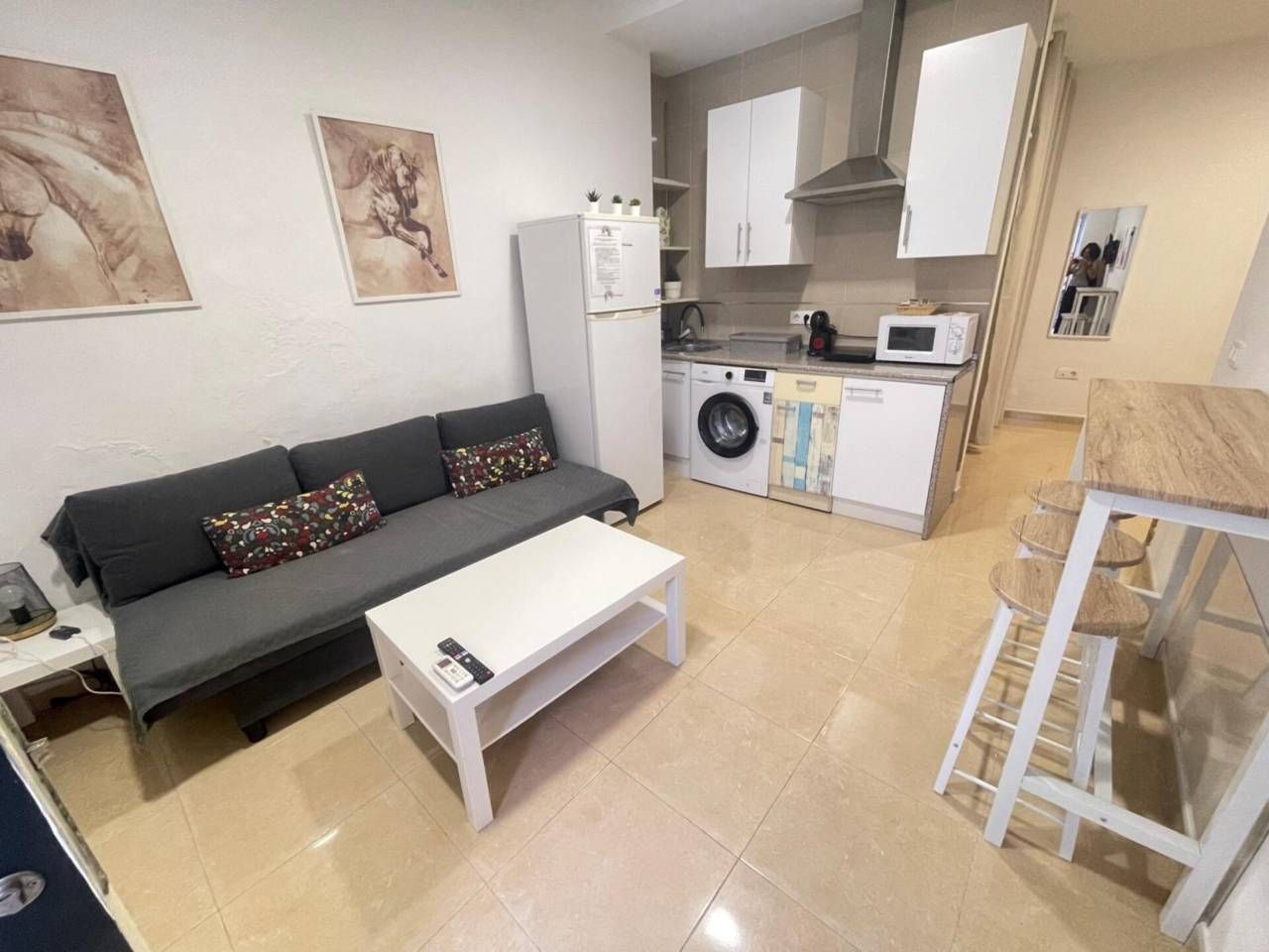 Living room of Flat to rent in Jerez de la Frontera  with Air Conditioner and Furnished