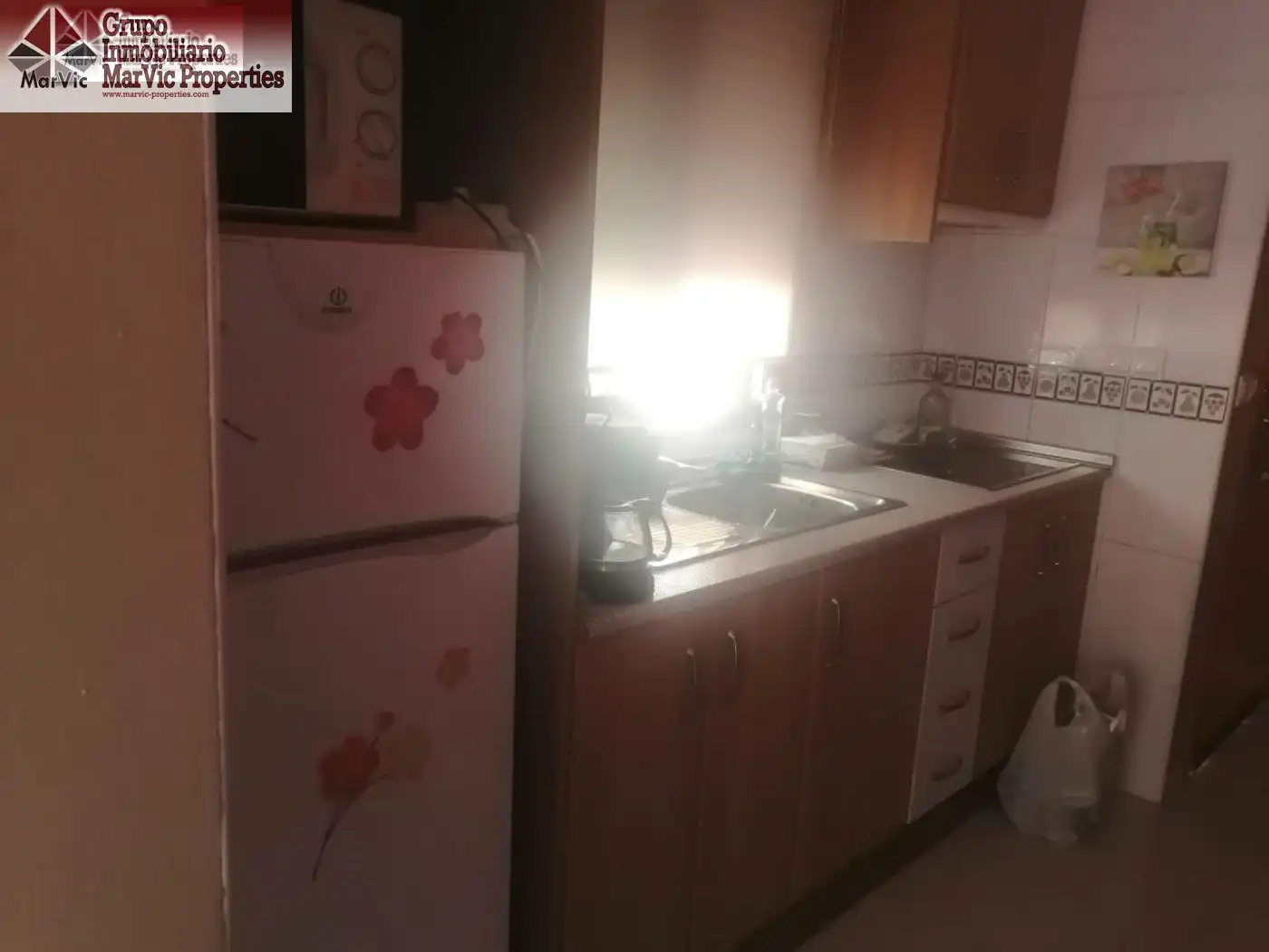 Cocina de Apartamento en venta en Benidorm con Jardín privado, Amueblado y Piscina comunitaria