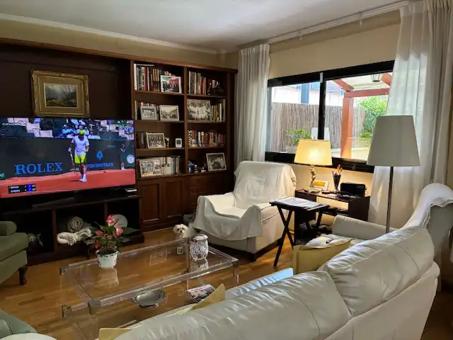 Living room of Flat for sale in Sant Feliu de Llobregat  with Air Conditioner, Heating and Private garden