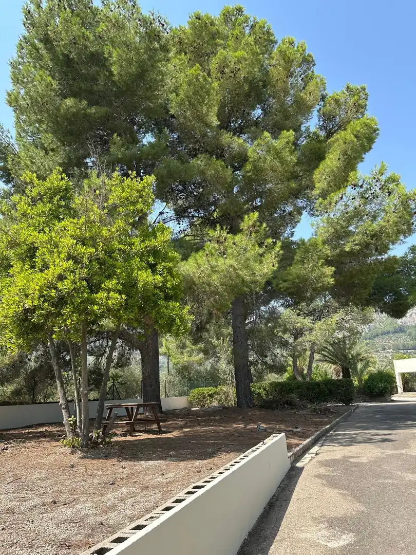 Garden of Houses for sale in Muro de Alcoy  with Heating, Swimming Pool and Furnished