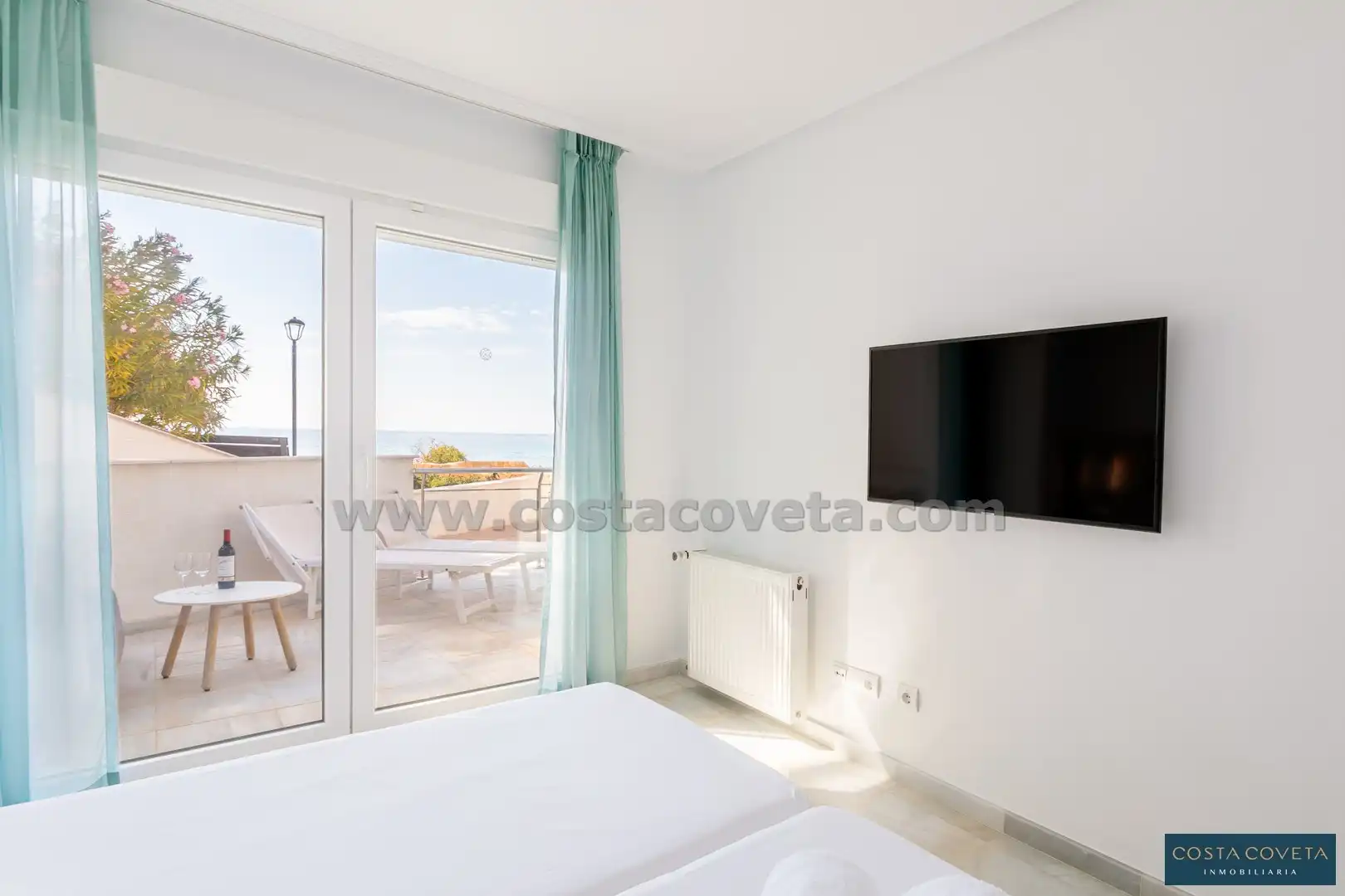 Schlafzimmer von Erdgeschoss zum Verkauf in El Campello mit Klimaanlage, Heizung und Terrasse