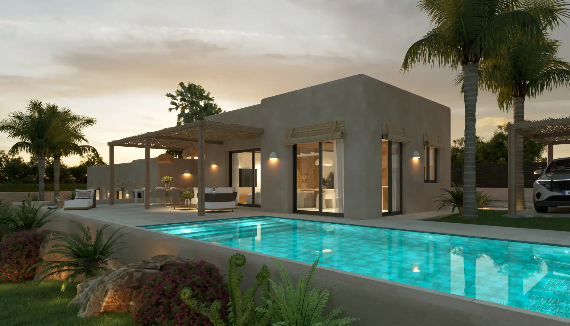 Piscina de Casa o chalet en venta en Jávea / Xàbia con Aire acondicionado y Jardín privado