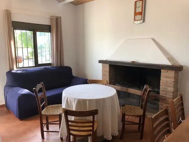 Sala de estar de Finca rústica de alquiler en Villafranca de Córdoba con Aire acondicionado, Calefacción y Terraza
