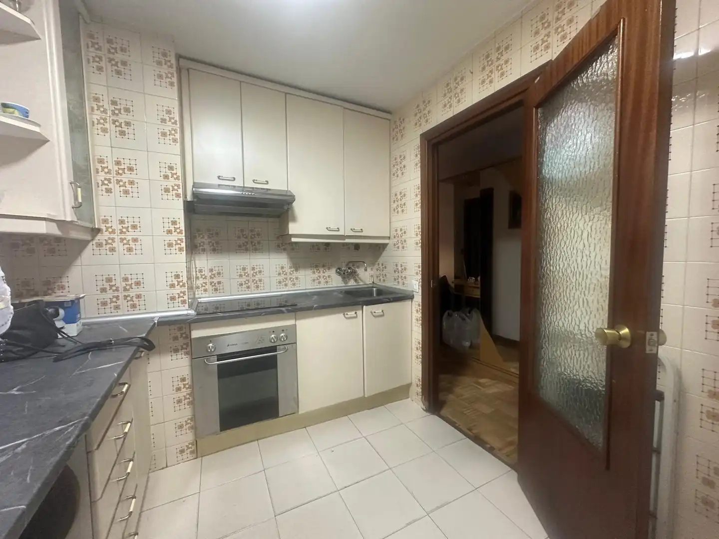 Kitchen of Flat for sale in Madrid  with Heating, Terrace and Furnished