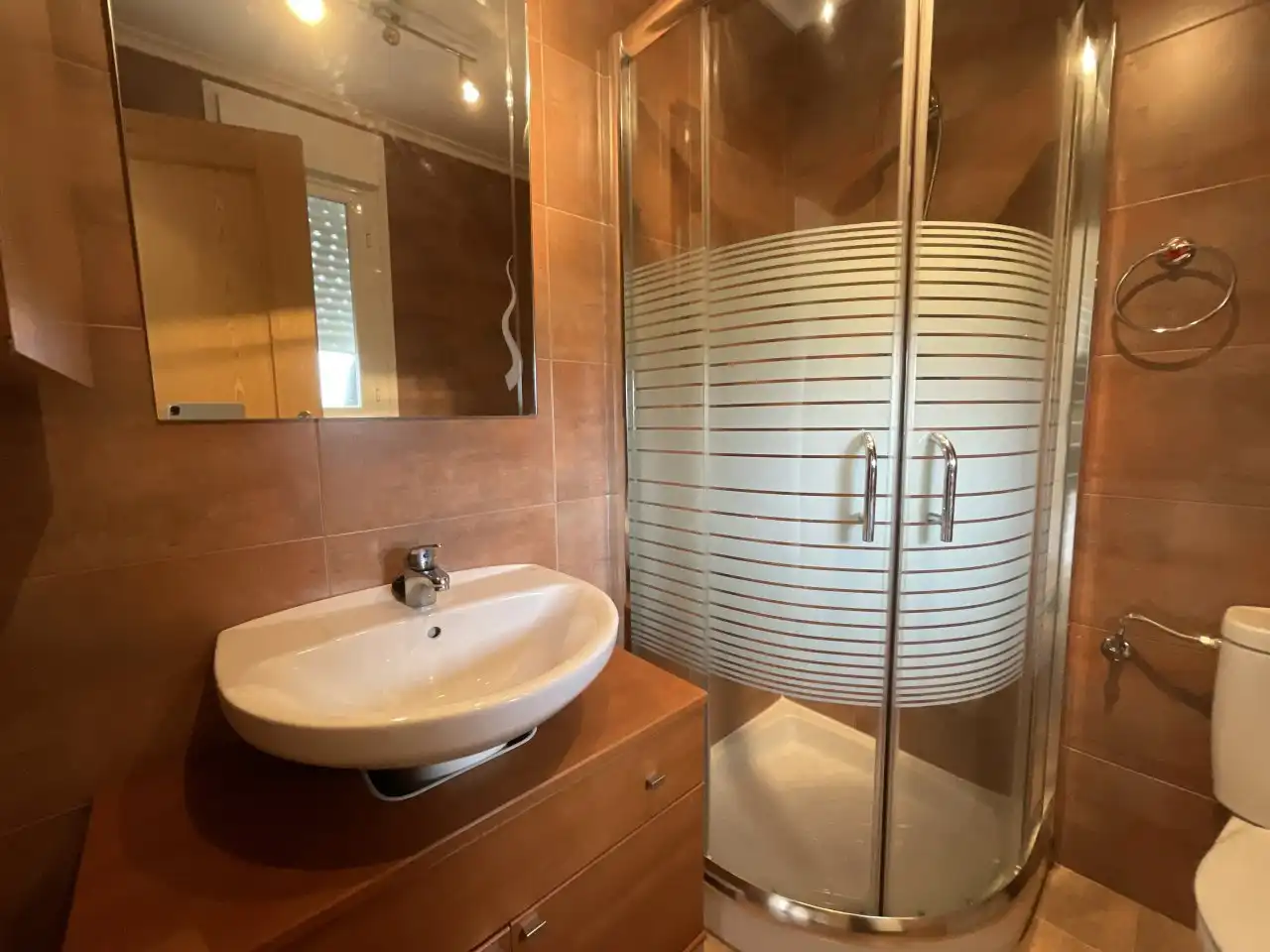 Badezimmer von Wohnung zum Verkauf in Alesanco mit Heizung, Möbliert und Balkon
