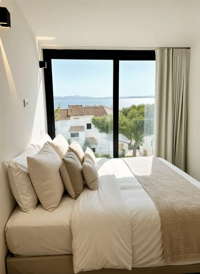 Bedroom of Detached homes for rent in Alcúdia  with Air Conditioner, Heating and Private garden