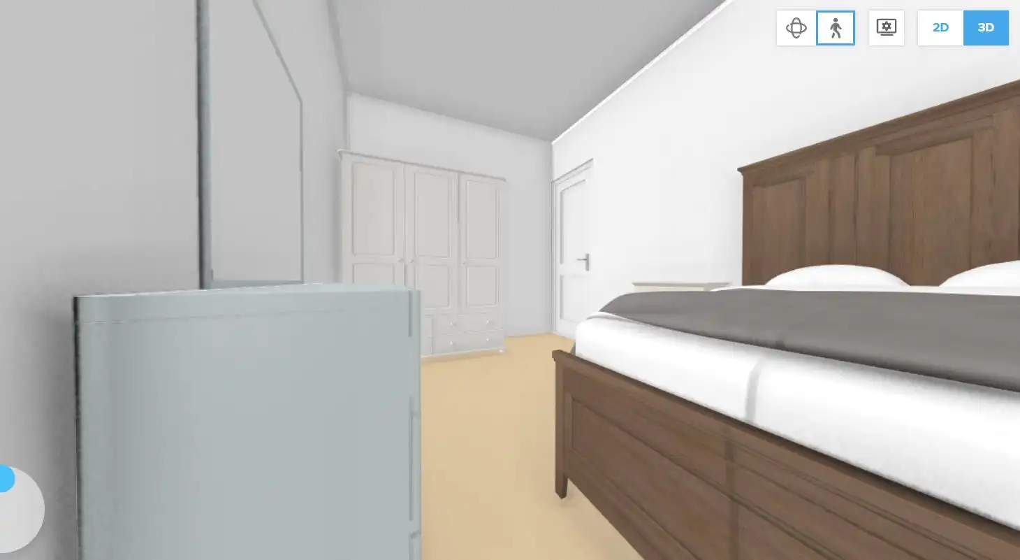 Dormitori de Apartament de lloguer en Madrid amb Calefacció, Moblat i Forn