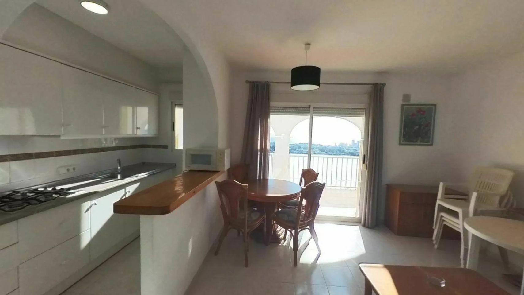 Dining room of Apartment for sale in Calpe / Calp  with Air Conditioner, Terrace and Swimming Pool