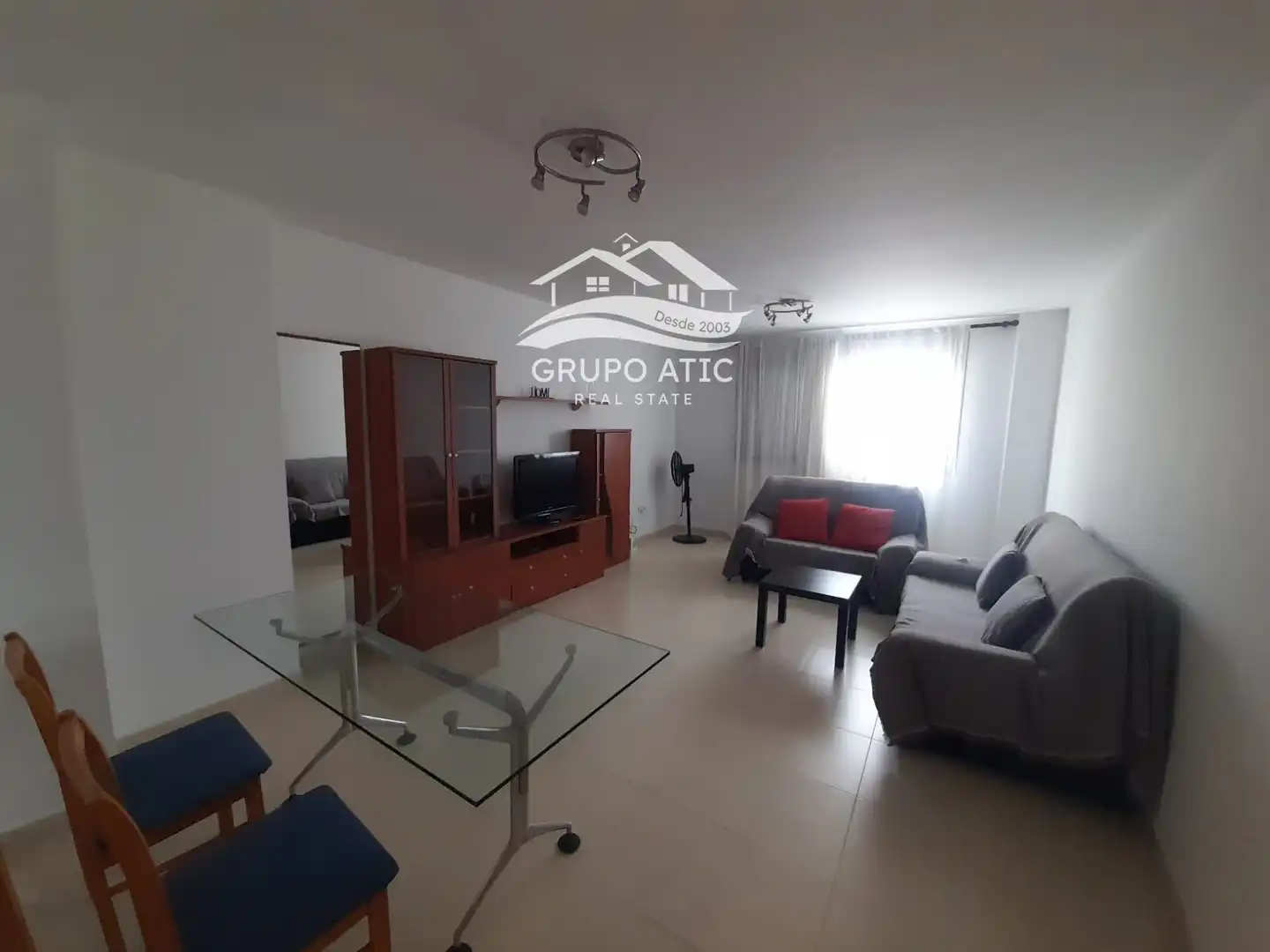 Living room of Flat for rent in Burriana / Borriana  with Heating, Terrace and Swimming Pool