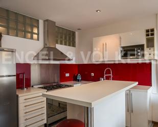 Kitchen of Apartment for sale in  Barcelona Capital  with Air Conditioner, Heating and Parquet flooring