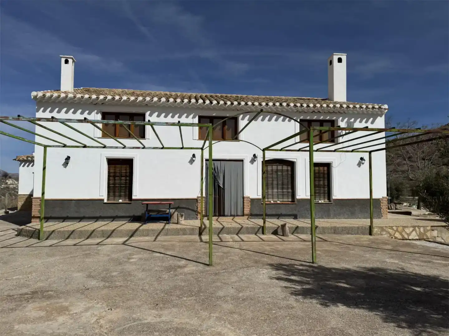 Vista exterior de Finca rústica en venta en Galera con Jardín privado, Trastero y Amueblado