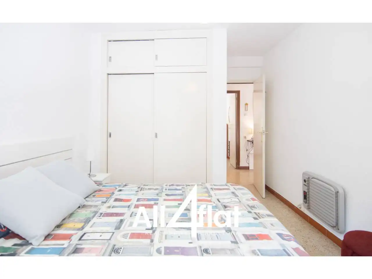 Bedroom of Flat for rent in Castelldefels  with Air Conditioner, Furnished and Balcony