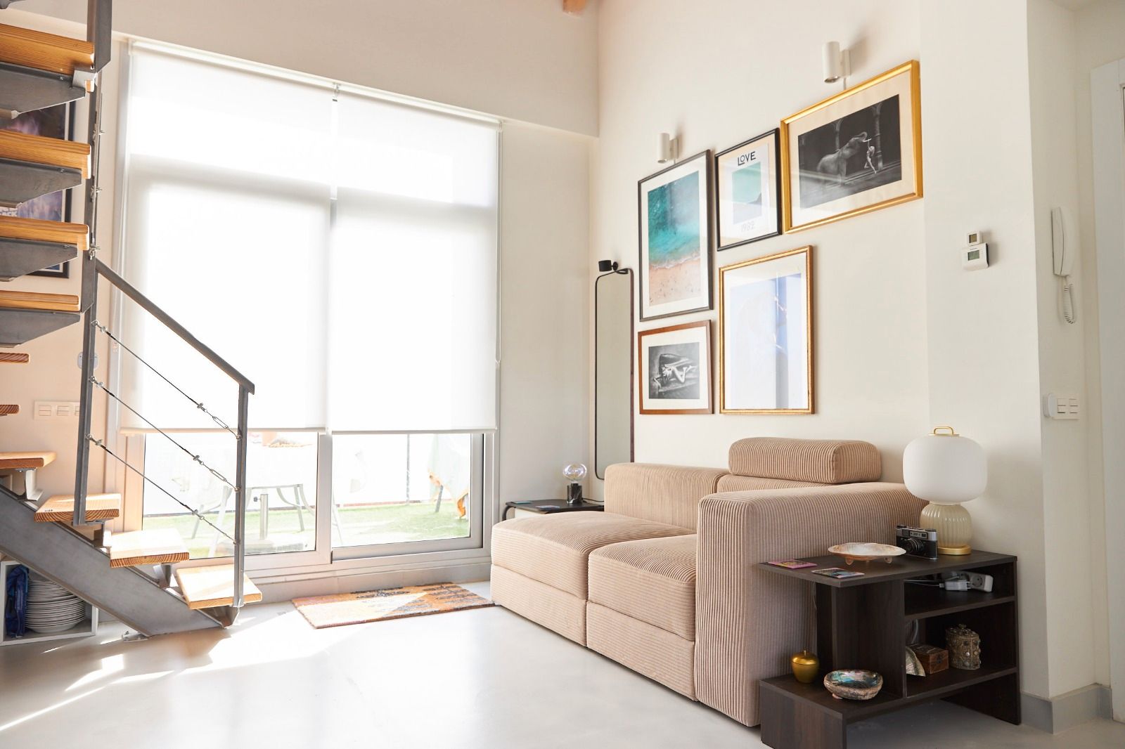 Sala d'estar de Pis de lloguer en  Madrid Capital amb Aire condicionat, Calefacció i Terrassa