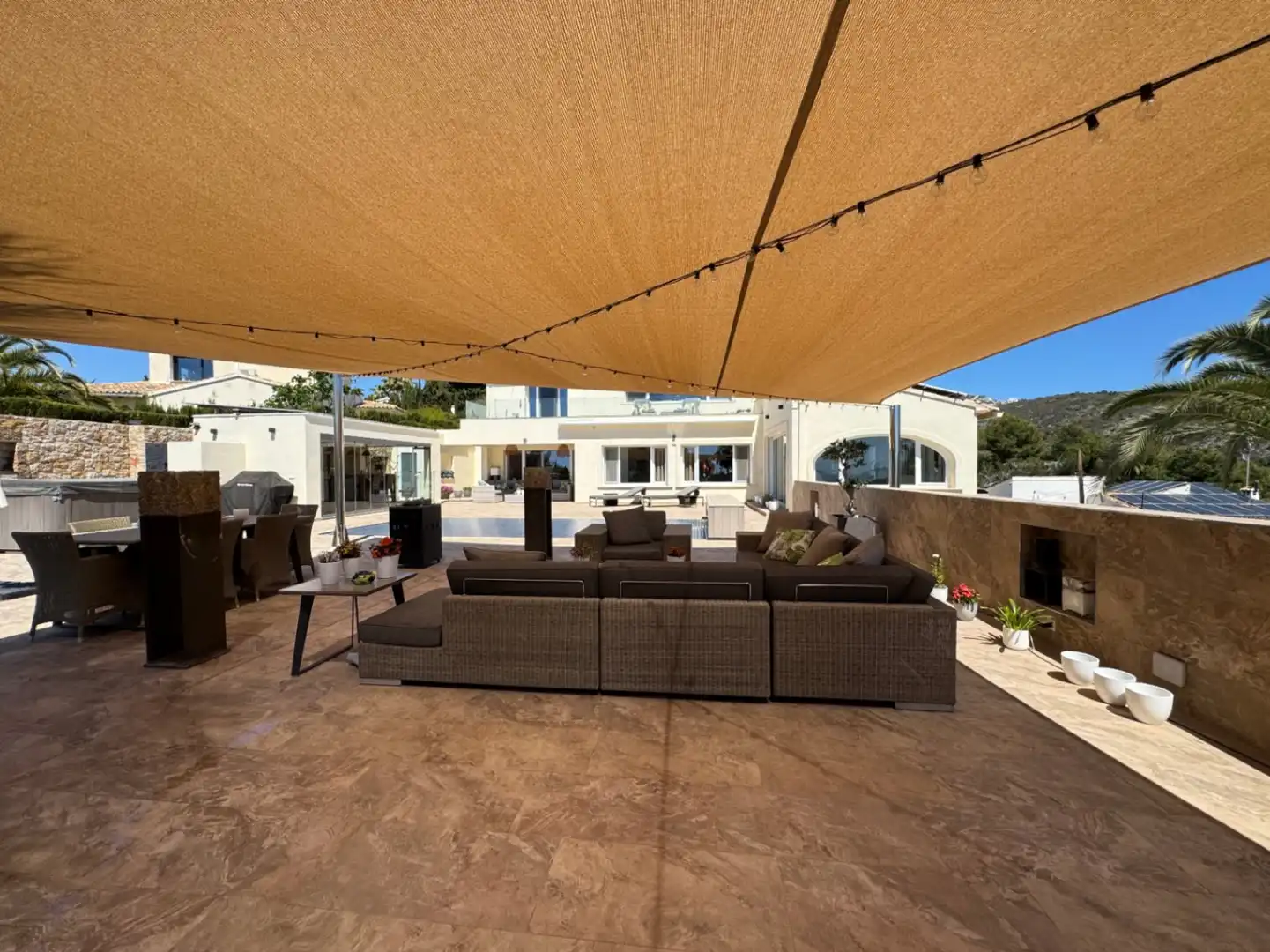 Terrace of Houses for sale in Moraira  with Air Conditioner, Heating and Private garden
