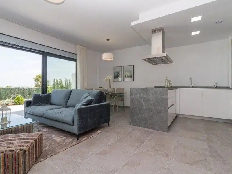 Sala de estar de Casa o chalet en venta en Torrevieja con Jardín privado, Terraza y Balcón