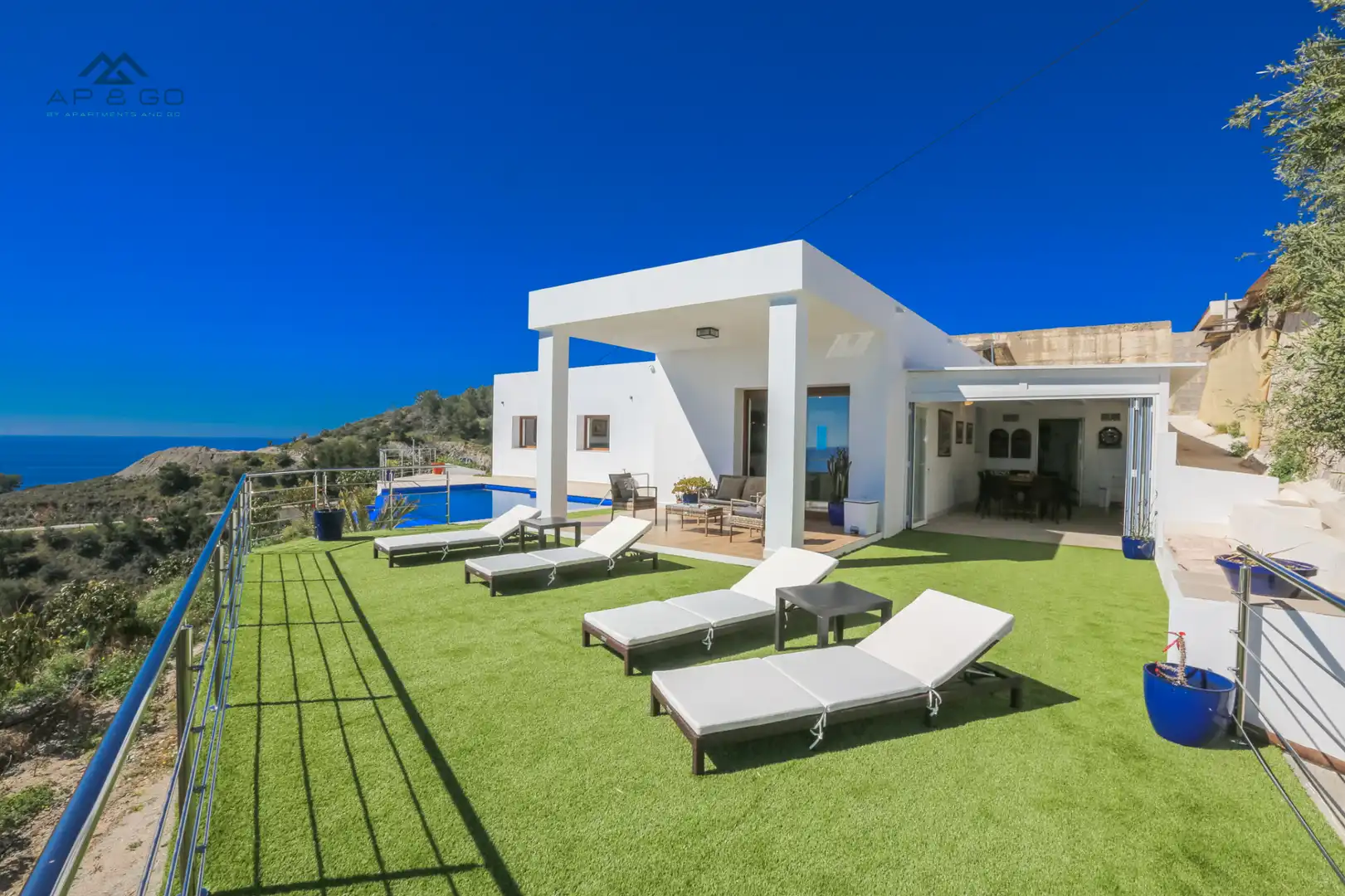 Terrassa de Casa o xalet de lloguer en Almuñécar amb Aire condicionat, Jardí privat i Terrassa