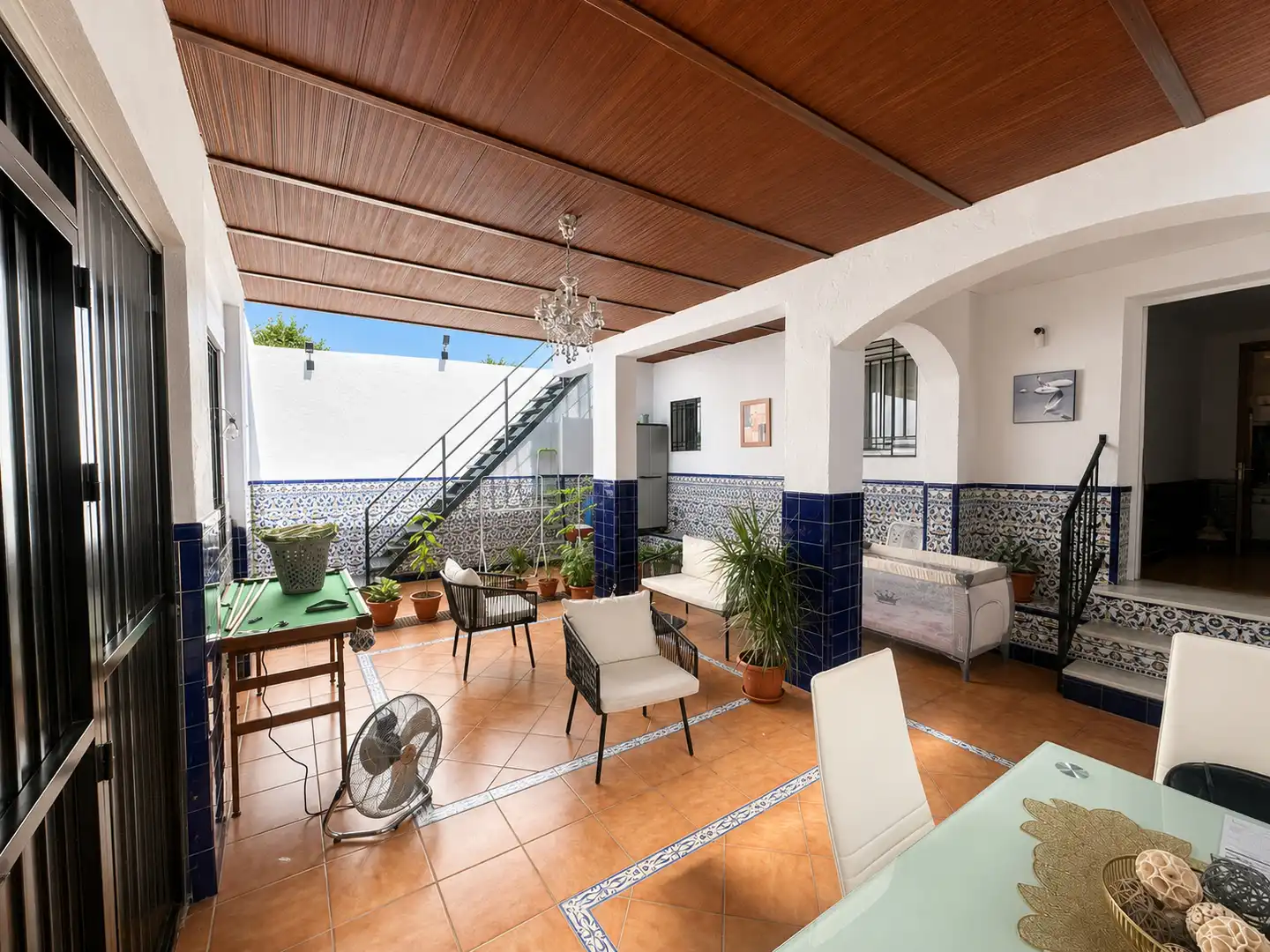 Terraza de Casa o chalet en venta en Castilleja de Guzmán con Aire acondicionado, Calefacción y Terraza