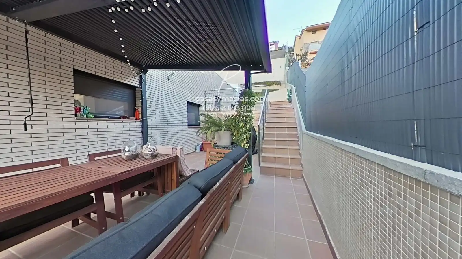 Terraza de Casa o chalet en venta en Vallirana con Aire acondicionado, Calefacción y Jardín privado