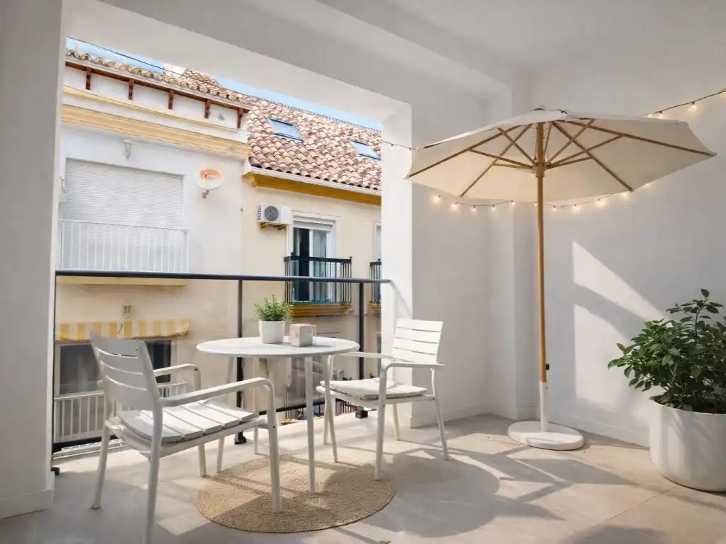 Terrace of Flat for sale in Fuengirola  with Air Conditioner, Terrace and Oven