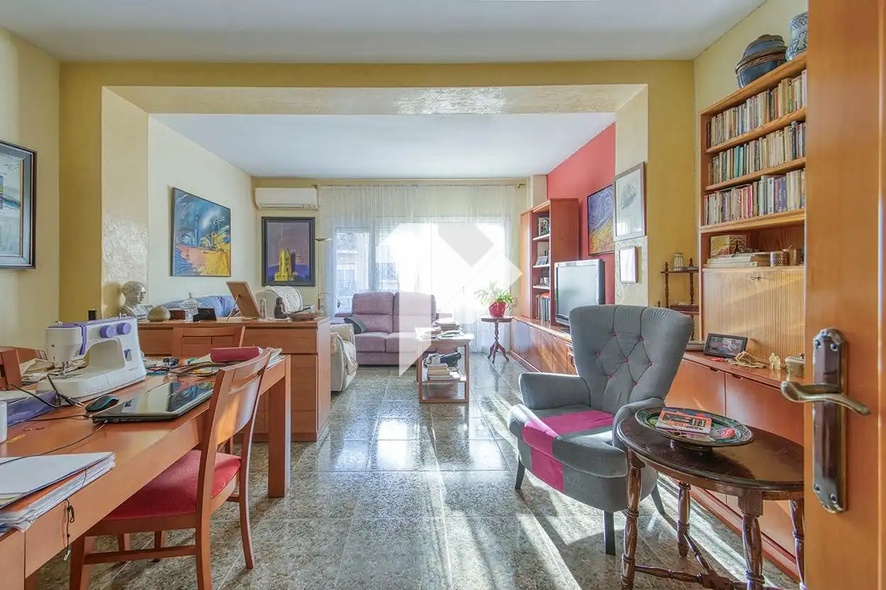Sala de estar de Apartamento en venta en  Barcelona Capital con Aire acondicionado, Terraza y Amueblado