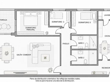Piso con piscina en venta en cossetanea 78