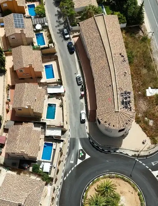 Vista exterior de Apartament en venda en Relleu amb Aire condicionat, Terrassa i Moblat
