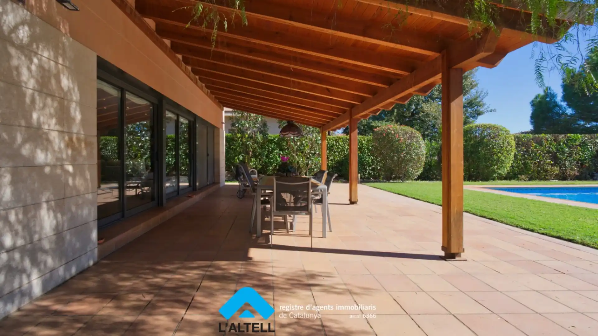 Terraza de Casa o chalet en venta en L'Ametlla del Vallès con Aire acondicionado, Calefacción y Jardín privado