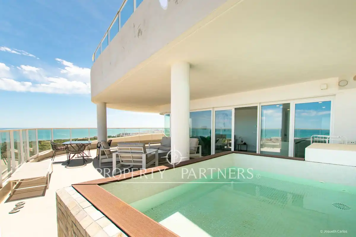 Terraza de Ático en venta en Canet d'En Berenguer con Aire acondicionado, Calefacción y Jardín privado
