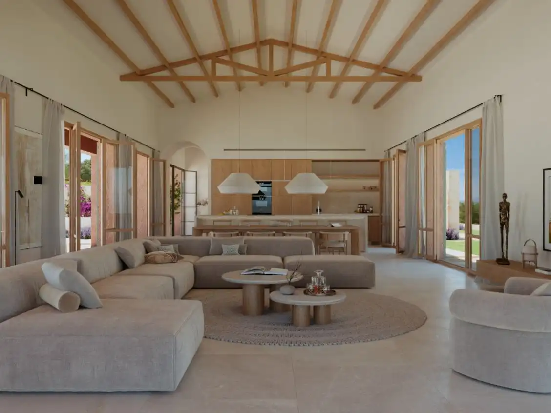 Sala de estar de Casa o chalet en venta en Costitx con Aire acondicionado, Calefacción y Jardín privado