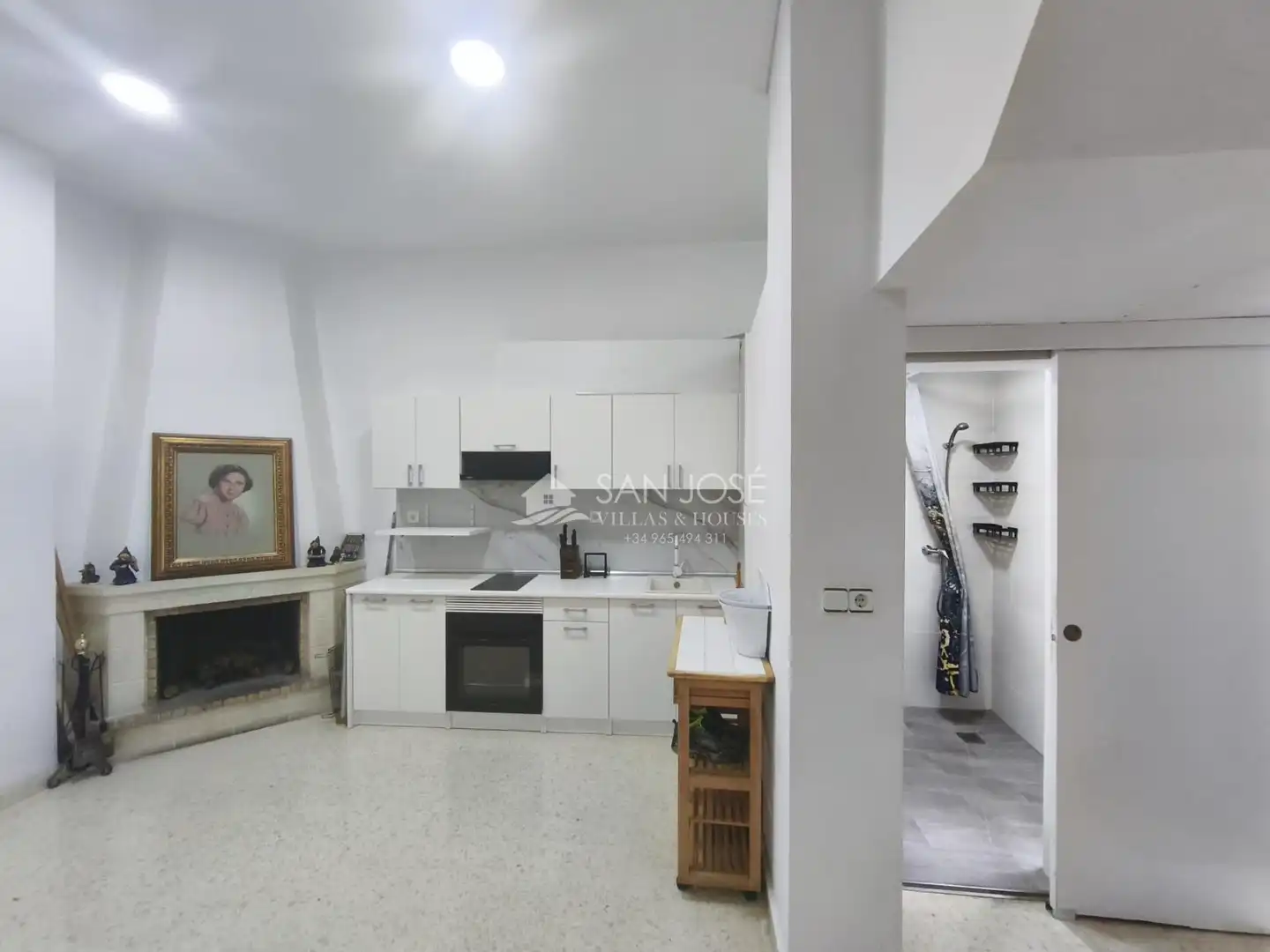 Cocina de Casa o chalet en venta en Aspe con Terraza, Trastero y Amueblado