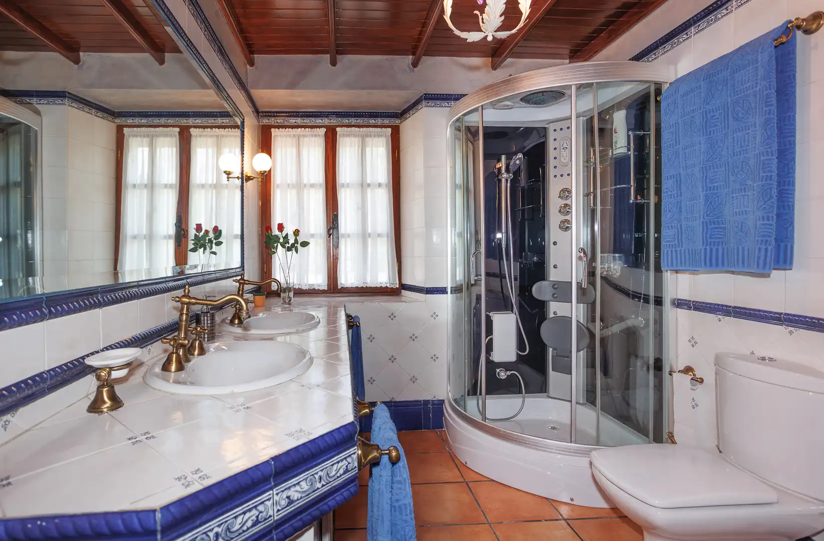 Baño de Finca rústica en venta en Cospeito con Piscina