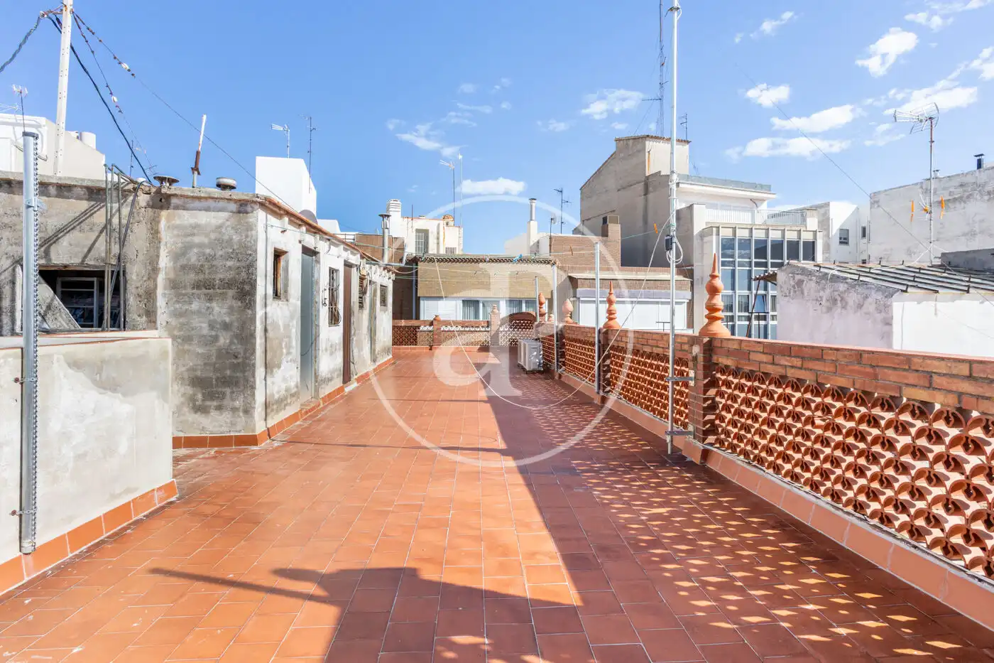 Terrasse von Wohnung zur Miete in Burriana / Borriana mit Heizung, Terrasse und Abstellraum