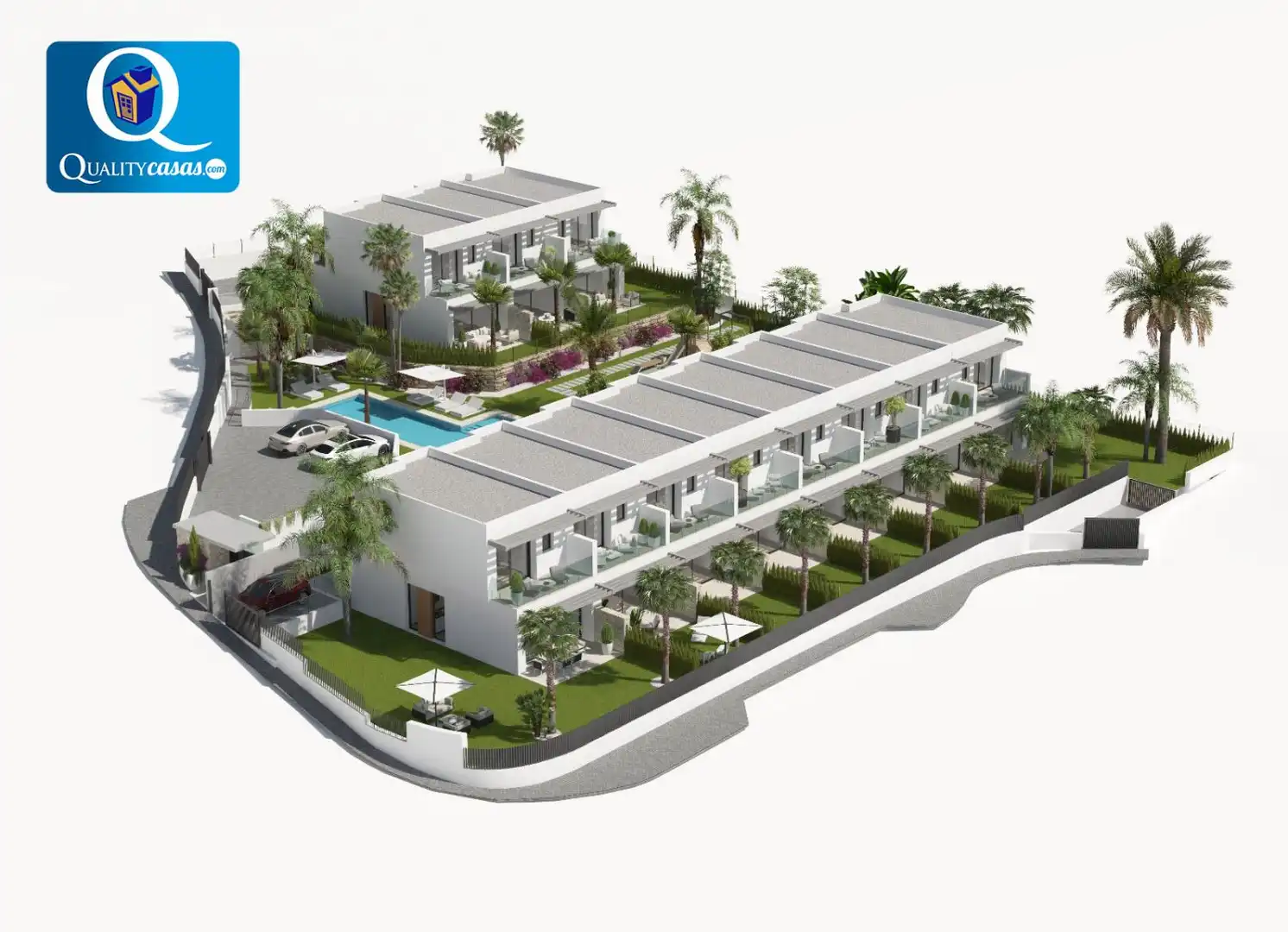 Terraced house with pool for sale in Golf Bahía, imagen 14