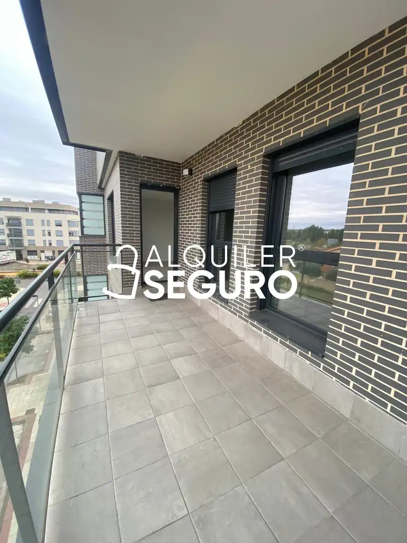 Balcony of Flat for rent in Alovera, Guadalajara
