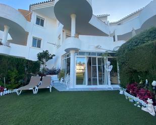 Exterior view of Apartment for sale in Mijas  with Air Conditioner, Private garden and Terrace