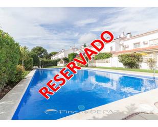 Swimming pool of Single-family semi-detached for sale in Castelldefels  with Air Conditioner and Swimming Pool