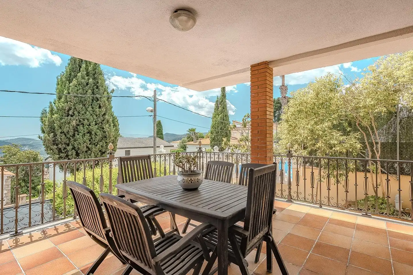 Terrassa de Casa o xalet en venda en Pallejà amb Calefacció, Jardí privat i Terrassa