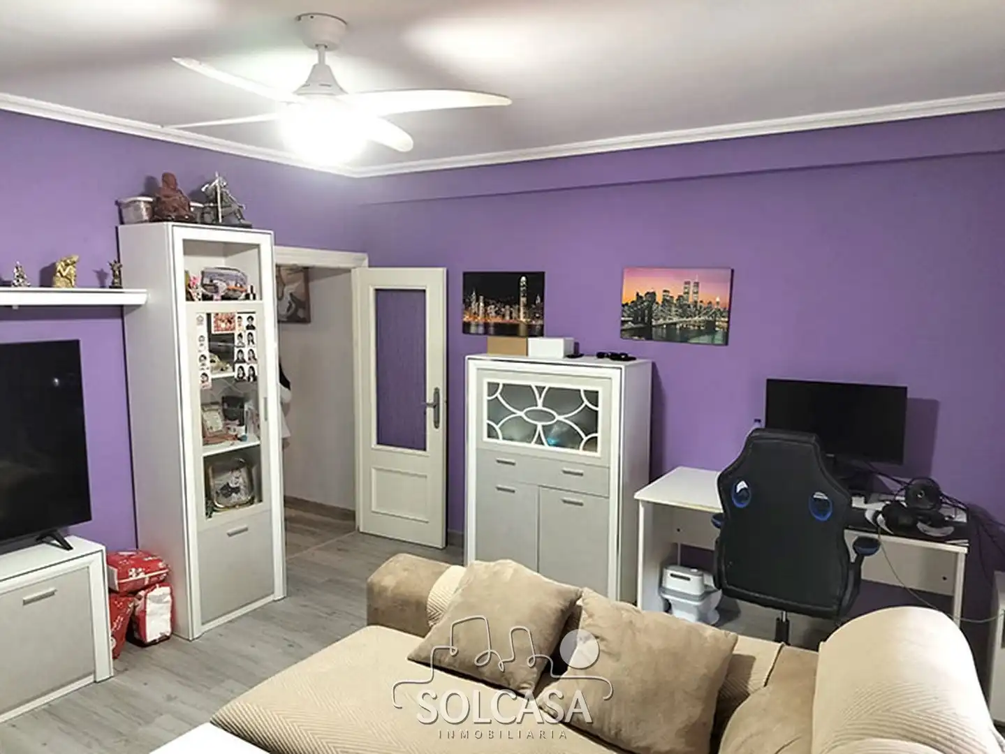Sala de estar de Piso en venta en Valladolid con Calefacción, Horno y Lavadora