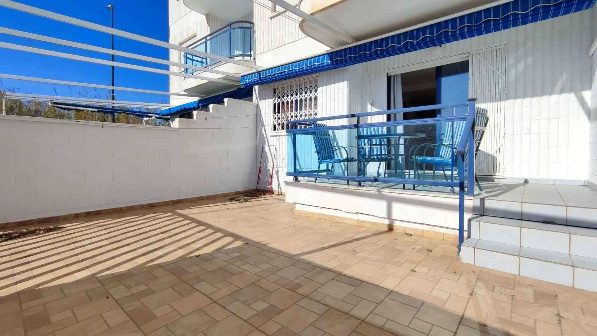 Terrasse von Wohnungen zum Verkauf in Daimús mit Gemeinschaftspool