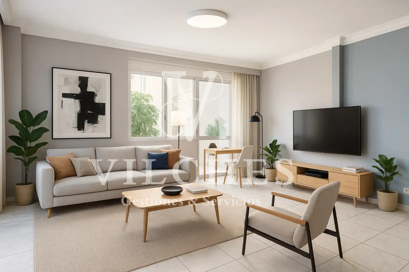 Living room of Flat for sale in Gáldar  with Terrace and Balcony