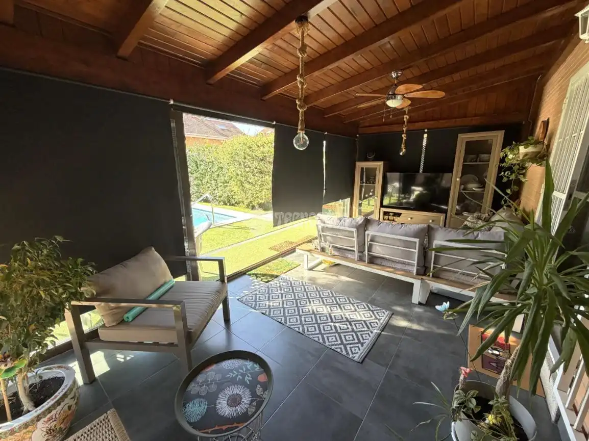 Terrasse von Wohnung zum Verkauf in Villalbilla mit Privatgarten und Schwimmbad