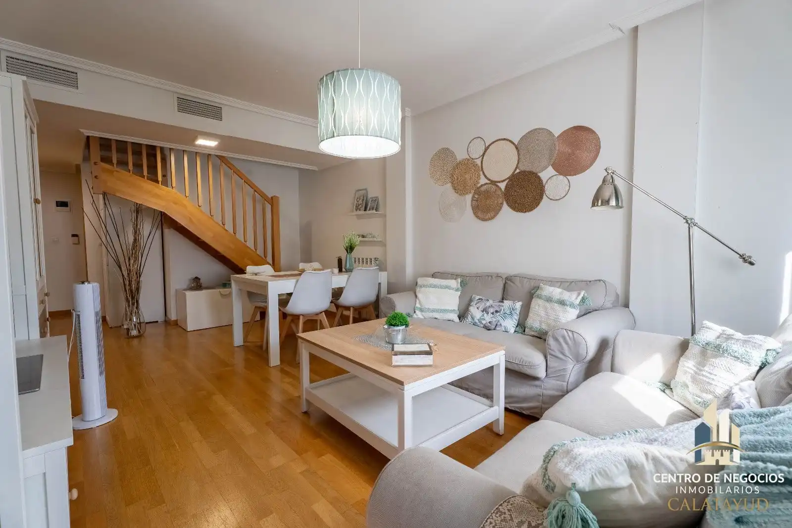 Sala d'estar de Pis per a compartir en Calatayud amb Aire condicionat, Calefacció i Parquet